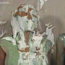 Anglefan: Aida and Lisa have a little messy fun before the holidays!