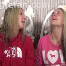 Anglefan: Two sisters get slimed in a short compilation video