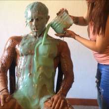 RevSlymsford: Antony's femdom humiliation..destroyed with mess by Mary