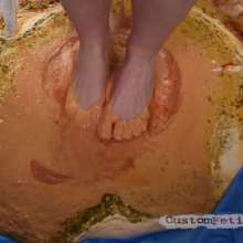 Custom Fetish Videos: $240 Condiment Game Ella Nova
