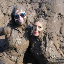 DungeonMasterOne: Honeysuckle and Susie in the mud in sportswear!