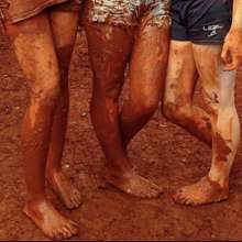 Luv_Messy_Girls: Some barefoot fun in some sticky mud!