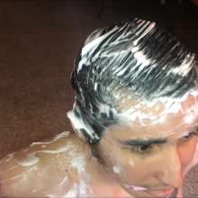 RevSlymsford: Haircream Horror!  Messy Haircream Massage for Carlos.