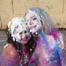 messyhot: Leda and Ember Share a Cake and Lots of Pies