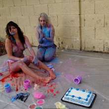 messyhot: Leda and Ember Share a Cake and Lots of Pies