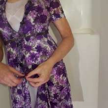 MadelineOasis: Authentic 1940's Day Dress and Slip Soaked