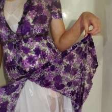 MadelineOasis: Authentic 1940's Day Dress and Slip Soaked