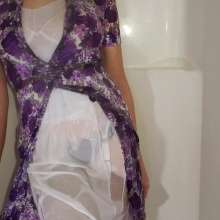 MadelineOasis: Authentic 1940's Day Dress and Slip Soaked