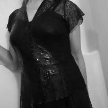 MadelineOasis: Oasis Video Authentic 1940's Lace Slip Dress and Corset