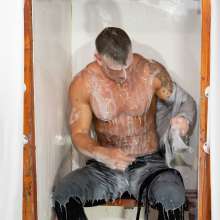 CandyCustard: Photoset: Luke Slimed Suit