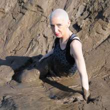 DungeonMasterOne: Honeysuckle and Susie in the mud in sportswear!