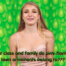 PieZone: This Prissy Blonde Does Not Want to Get Slimed!