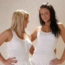 WSMProductions: Tillie and Brooke Messy Fun with Angel Delight Dessert