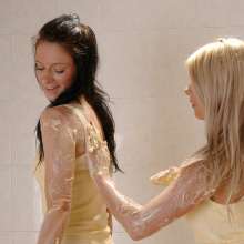 WSMProductions: Tillie and Brooke Messy Fun with Angel Delight Dessert
