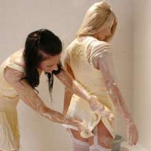 WSMProductions: Tillie and Brooke Messy Fun with Angel Delight Dessert
