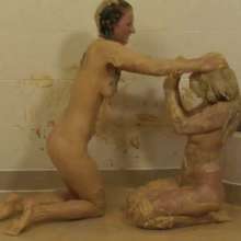 WSMProductions: Tillie and Brooke Messy Fun with Angel Delight Dessert