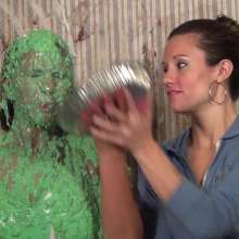 Anglefan: Amazing chunky green slime scene