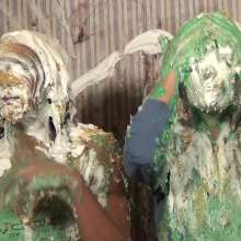 Anglefan: Amazing chunky green slime scene
