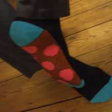 Lauren19: Jekyll and Hyde socks!