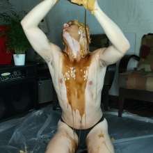 Alexxx: Alex Gets Trashed with Peanut Butter, Syrup, Pie and More