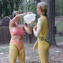 FunFilled Photography: Ashley and Britney Rinse off from the Condiment Game!