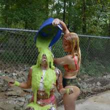 FunFilled Photography: Ashley gets pied, slimed and messy by Britney!