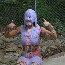 FunFilled Photography: Ashley gets pied, slimed and messy by Britney!
