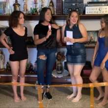 RevSlymsford: Four Hot Girls Play Stop/Go To Determine Who Gets Trashed