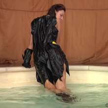 wamtec: Halloween Fancy Dress Wetlook--Batgirl