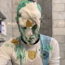 RubberPie: Higher Or Lower Game: Humiliating Pies and Gunge