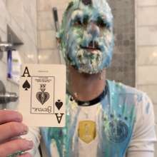 RubberPie: Higher Or Lower Game: Humiliating Pies and Gunge