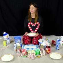 messyhot: Jade Makes Christmas Extra Messy