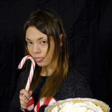 messyhot: Jade Makes Christmas Extra Messy