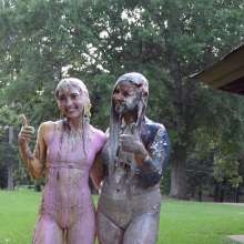 FunFilled Photography: Mallory Gets Pied and Slimed by Natalie!