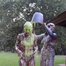 FunFilled Photography: Mallory Gets Pied and Slimed by Natalie!