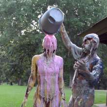 FunFilled Photography: Mallory Gets Pied and Slimed by Natalie!