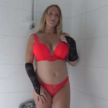 Wamtastic Jessica: Natasha Strips from Pink to Pink
