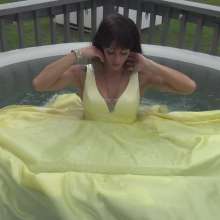 Jayce: Pranked Ariel Pushed into the Hottub, Posh Gowns+Lingerie