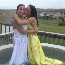 Jayce: Pranked Ariel Pushed into the Hottub, Posh Gowns+Lingerie