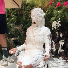 PieZone: This Fitness Model Gets Absolutely Clobbered w/Pies and Slime!