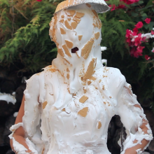 PieZone: This Fitness Model Gets Absolutely Clobbered w/Pies and Slime!