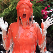 PieZone: This Fitness Model Gets Absolutely Clobbered w/Pies and Slime!
