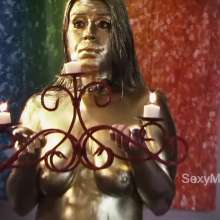 Alana SexyMessyBabes: The Gold Treatment