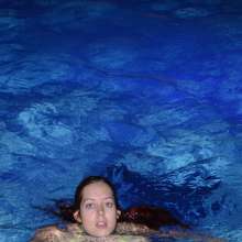 FunFilled Photography: Christina puts on a mermaid tail and swims in the pool!