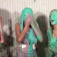 Anglefan: 3 very slimed hotties!