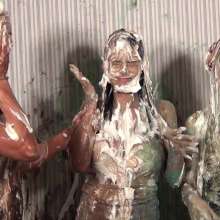 Anglefan: 3 very slimed hotties!