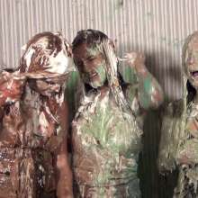 Anglefan: 3 very slimed hotties!