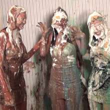 Anglefan: 3 very slimed hotties!
