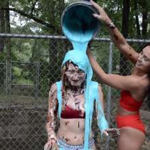 FunFilled Photography: Victoria's Mega-mess of Pie/slime/syrup/whipped Cream/eggs!