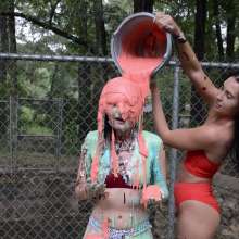 FunFilled Photography: Victoria's Mega-mess of Pie/slime/syrup/whipped Cream/eggs!